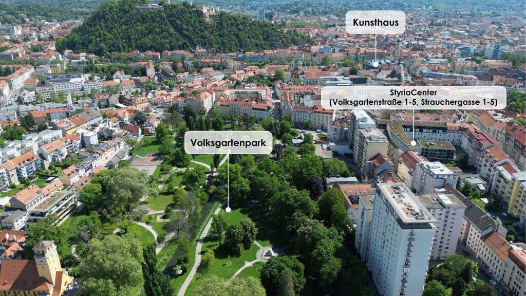Wohnung zur Miete 465 € 2 Zimmer 70,1 m² 5. Geschoss Volksgartenstraße 1 Lend Graz 8020