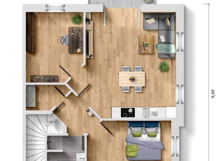 Wohnung zum Kauf 250.000 € 3 Zimmer 61 m² 1. Geschoss Norden 26506