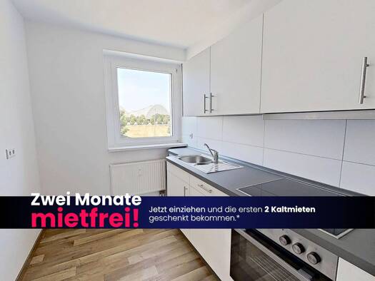 Wohnung zur Miete 359 € 3 Zimmer 59 m² 1. Geschoss frei ab sofort Nordstraße 12 Lutherstadt Wittenberg Wittenberg 06886
