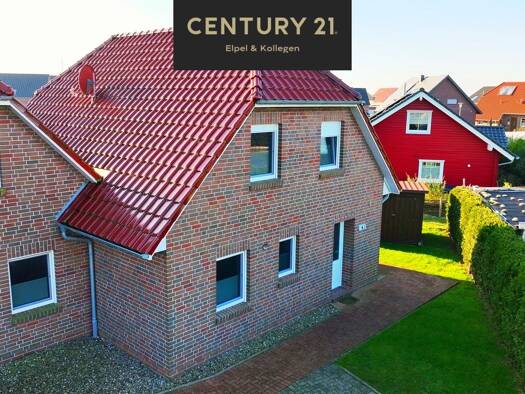 Doppelhaushälfte zum Kauf 297.400 € 5 Zimmer 97 m² 303 m² Grundstück Hohenkirchen Wangerland 26434