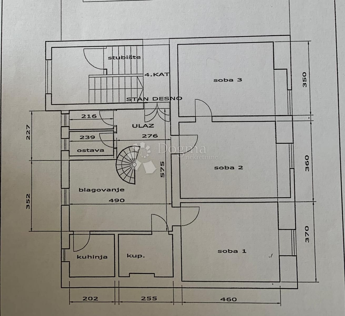 Wohnung zum Kauf 242.000 € 6 Zimmer 165 m²<br/>Wohnfläche 4.<br/>Geschoss Donji grad 10000