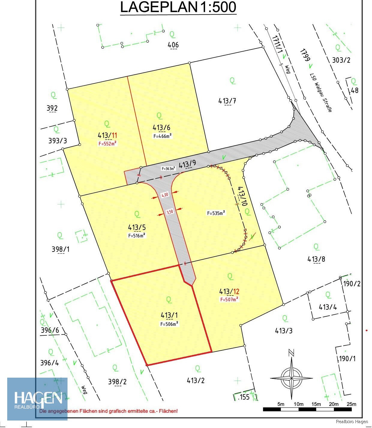 Grundstück zum Kauf 455.400 € 506 m²<br/>Grundstück Klaus 6833