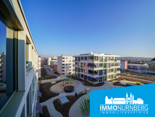Wohnung zur Miete - Erstbezug 1.837 € 4 Zimmer 112,2 m² 4. Geschoss frei ab sofort Äußere Sulzbacher Straße 162 Gärten b Wöhrd Nürnberg 90491