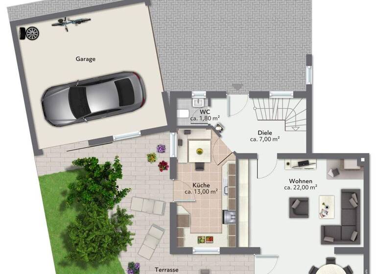 Doppelhaushälfte zum Kauf 650.000 € 4 Zimmer 115 m² 325 m² Grundstück Ettenhausen Schleching (Ettenhausen) 83259