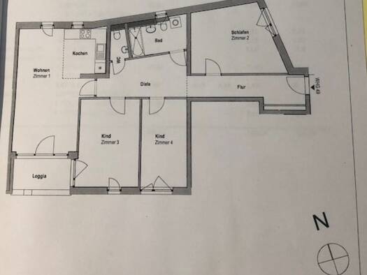Wohnung zur Miete 1.450 € 4 Zimmer 103 m² Geschoss 2/2 frei ab sofort Pasing-Obermenzing München 81241