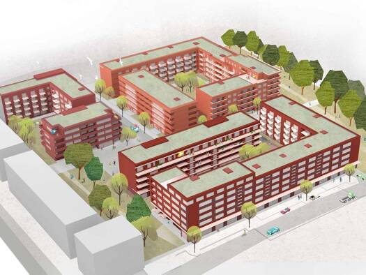 Wohnung zur Miete - Erstbezug nur mit Wohnberechtigungsschein 590 € 4 Zimmer 83 m² 3. Geschoss frei ab 01.01.2027 Kornbergstraße Wandsbek Hamburg 22041