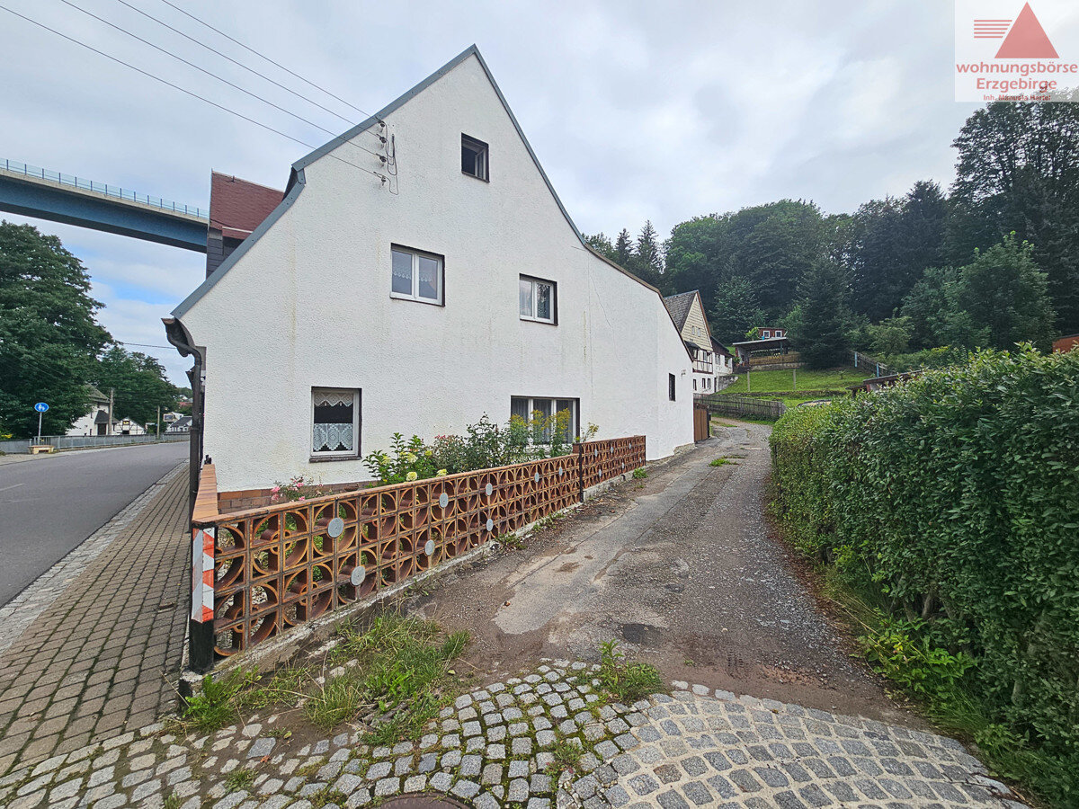 Einfamilienhaus zum Kauf 80.000 € 8 Zimmer 127 m²<br/>Wohnfläche 410 m²<br/>Grundstück Markersbach Raschau-Markersbach OT Markersbach 08352