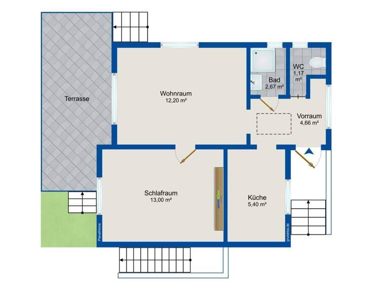 Bungalow zum Kauf 195.000 € 2 Zimmer 40,1 m² 546 m² Grundstück Langenzersdorf 2103