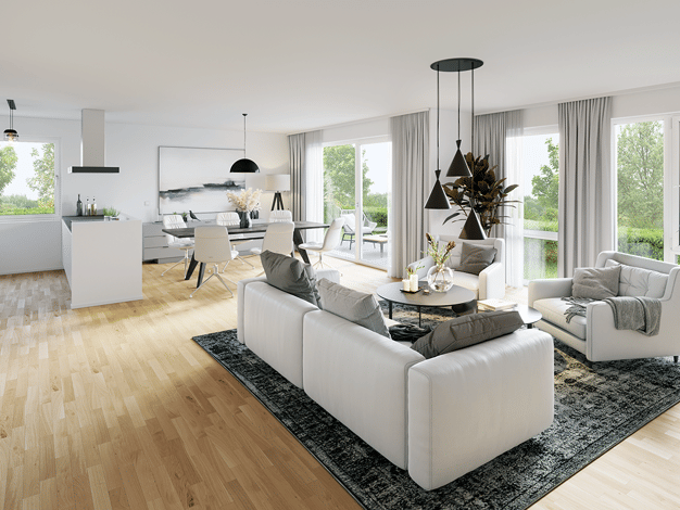 Wohnung zum Kauf - Erstbezug provisionsfrei 885.500 € 5 Zimmer 164 m² Geschoss EG/3 frei ab sofort Margarete-Füßer-Straße 12 Huckingen Duisburg 47259