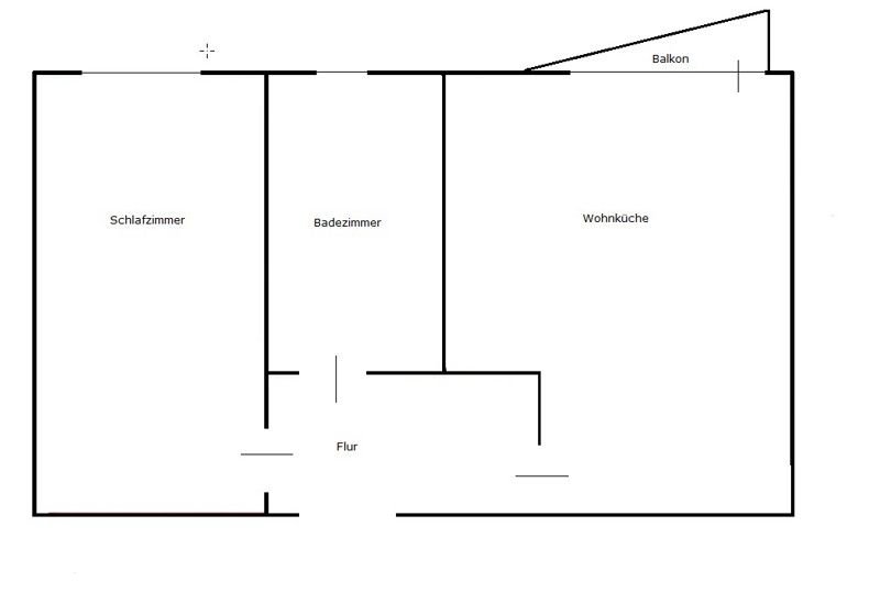 Wohnung zur Miete 289 € 1 Zimmer 32,1 m²<br/>Wohnfläche 1.<br/>Geschoss 05.02.2025<br/>Verfügbarkeit Breslauer Straße 26 Düsternort - Bezirk 7 Delmenhorst 27755