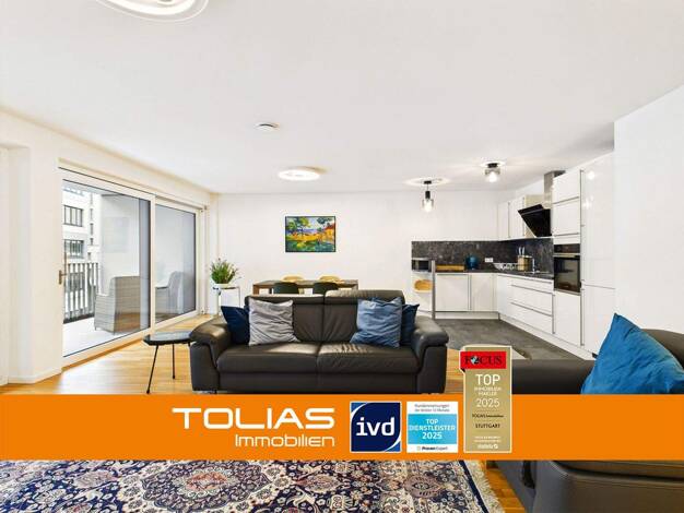 Wohnung zur Miete 2.540 € 3 Zimmer 104 m² 4. Geschoss Feuerbach Stuttgart 70469