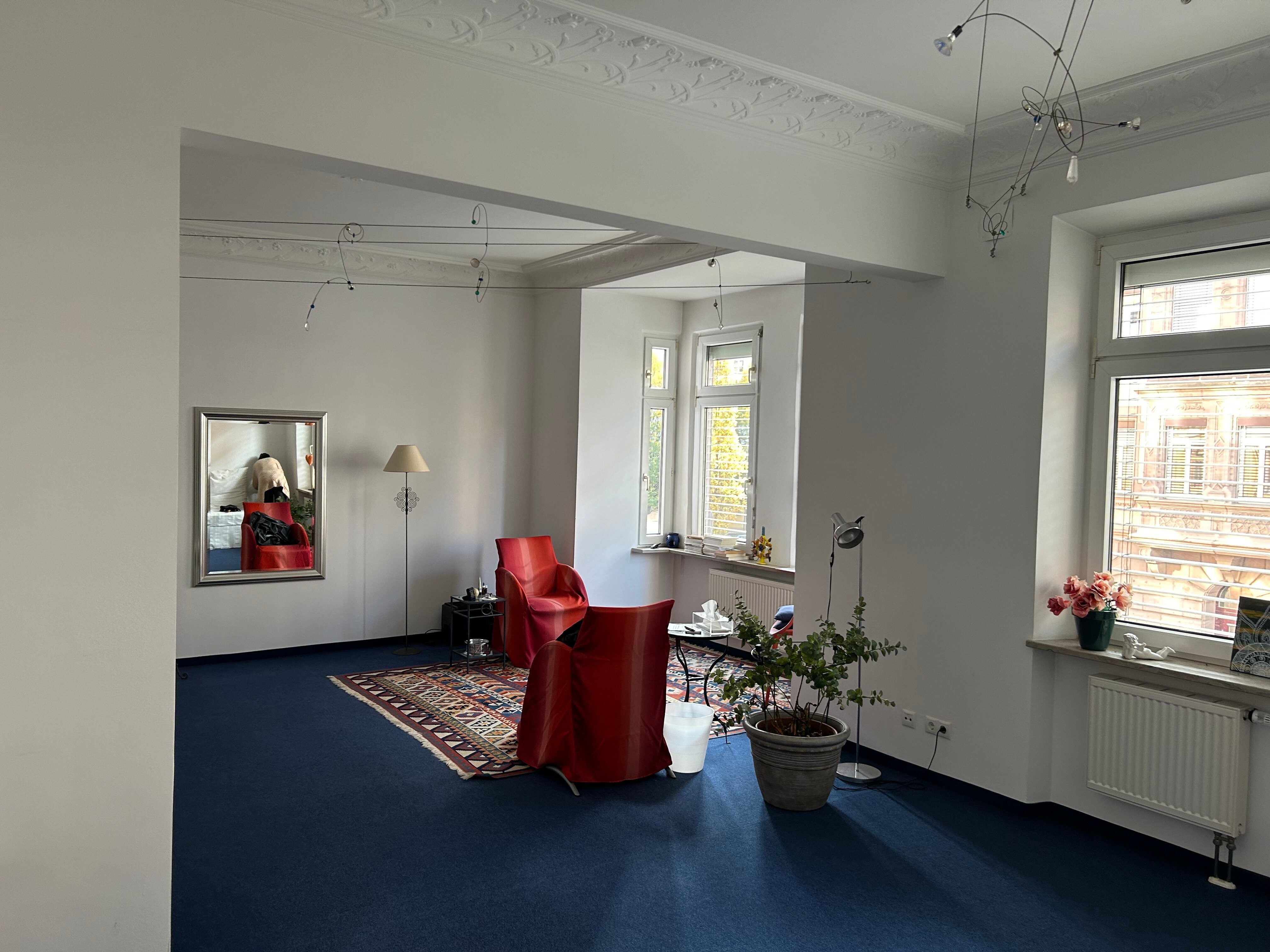 Wohnung zur Miete 1.950 € 4 Zimmer 118 m²<br/>Wohnfläche 1.<br/>Geschoss ab sofort<br/>Verfügbarkeit Kaulbachplatz Uhlandstraße Nürnberg 90408