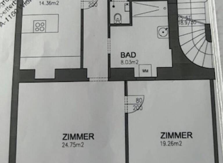 Wohnung zum Kauf 440.000 € 2 Zimmer 77,8 m² 3. Geschoss Wien 1160