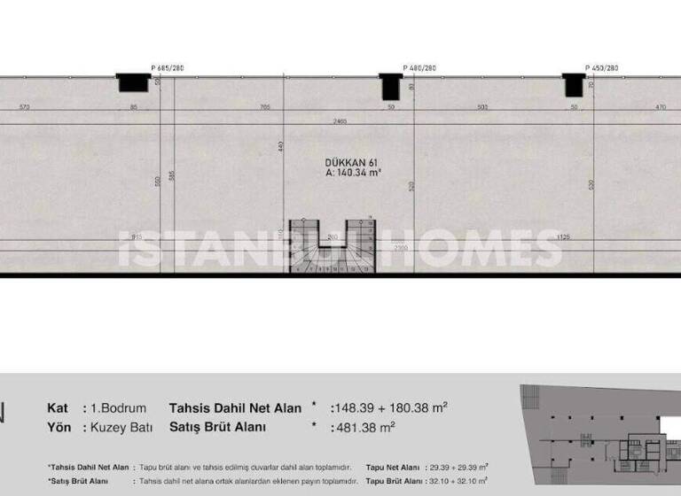 Büro zum Kauf 232.000 € 1 Zimmer Istanbul 34746