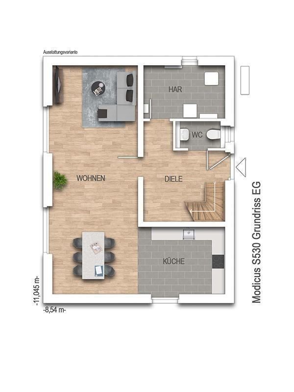 Einfamilienhaus zum Kauf provisionsfrei 223.500 € 4 Zimmer 128 m²<br/>Wohnfläche Stralendorf 19073