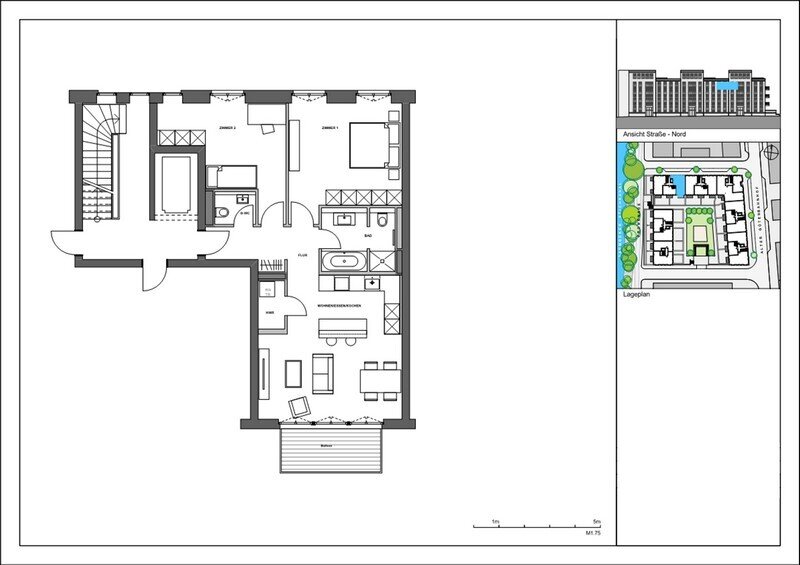 Wohnung zur Miete 900 € 3 Zimmer 89 m²<br/>Wohnfläche ab sofort<br/>Verfügbarkeit Alter Güterbahnhof Winterhude Hamburg 22303