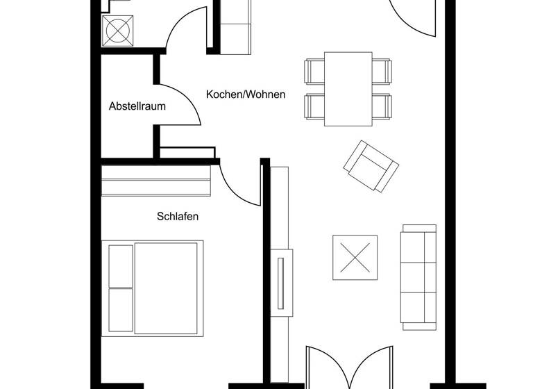 Wohnung zur Miete 1.350 € 2 Zimmer 61 m²<br/>Wohnfläche Heinrich-Hertz-Straße 4 Siemensstadt Berlin 13629