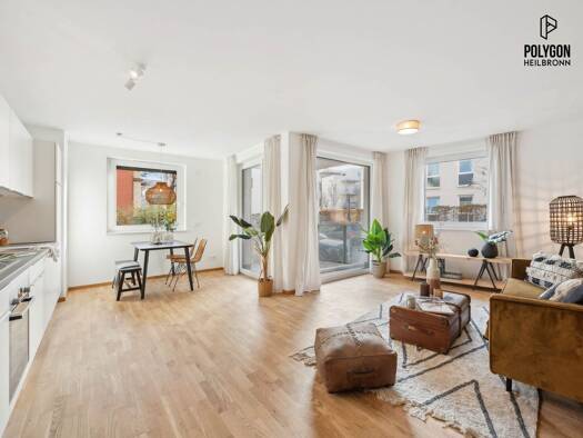 Wohnung zur Miete - Erstbezug 1.220 € 3 Zimmer 82,6 m² 1. Geschoss Happelstraße 41 Heilbronn 74074
