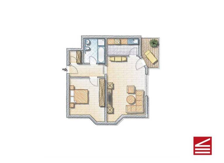 Wohnung zum Kauf 269.000 € 2 Zimmer 64 m² Weststadt Baden-Baden 76532