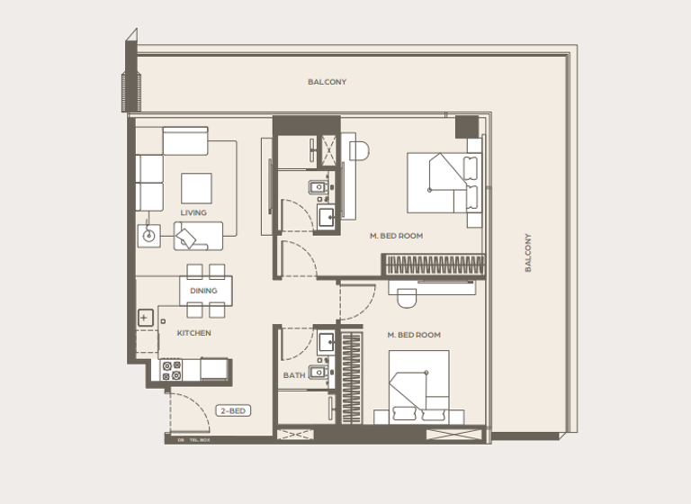 Wohnung zum Kauf provisionsfrei 562.000 € 3 Zimmer 117 m² 4. Geschoss Dubai