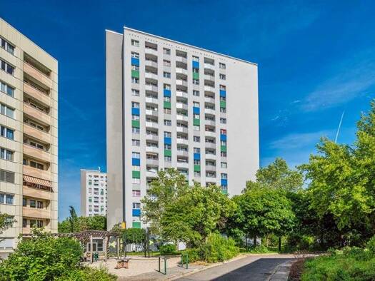 Wohnung zur Miete nur mit Wohnberechtigungsschein 577 € 3 Zimmer 78,5 m² 15. Geschoss frei ab 16.09.2026 Jacob-Winter-Platz 1 Prohlis-Süd Ortsamtsbereich Prohlis 01239