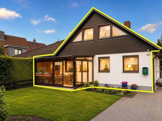 Doppelhaushälfte zum Kauf 595.000 € 7 Zimmer 130 m² 459 m² Grundstück Langenjären 21 Hummelsbüttel Wandsbek 22339
