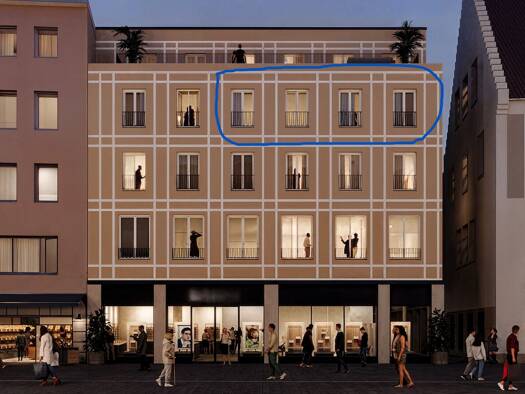 Wohnung zum Kauf - Erstbezug 795.000 € 3 Zimmer 99 m² 3. Geschoss Innenstadt Pfersee 86150