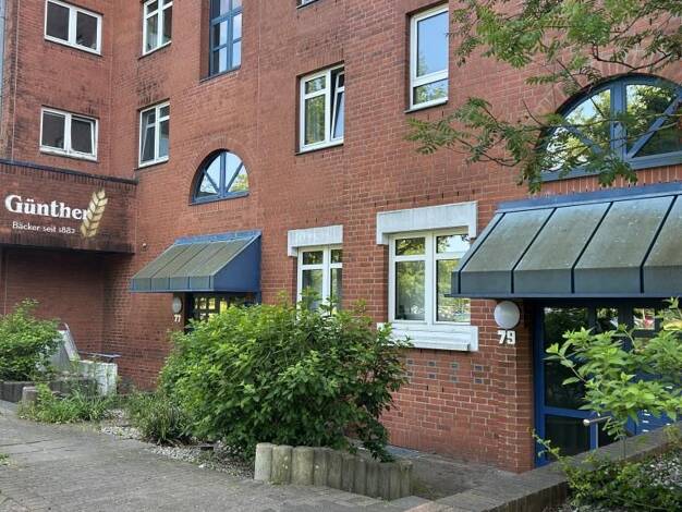 Wohnung zur Miete 599 € 2 Zimmer 50 m² 1. Geschoss frei ab 24.07.2026 Olshausenstraße 79 Wik Kiel 24106