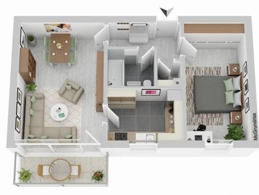 Wohnung zum Kauf 185.000 € 2 Zimmer 57,5 m² Finthen Mainz 55126