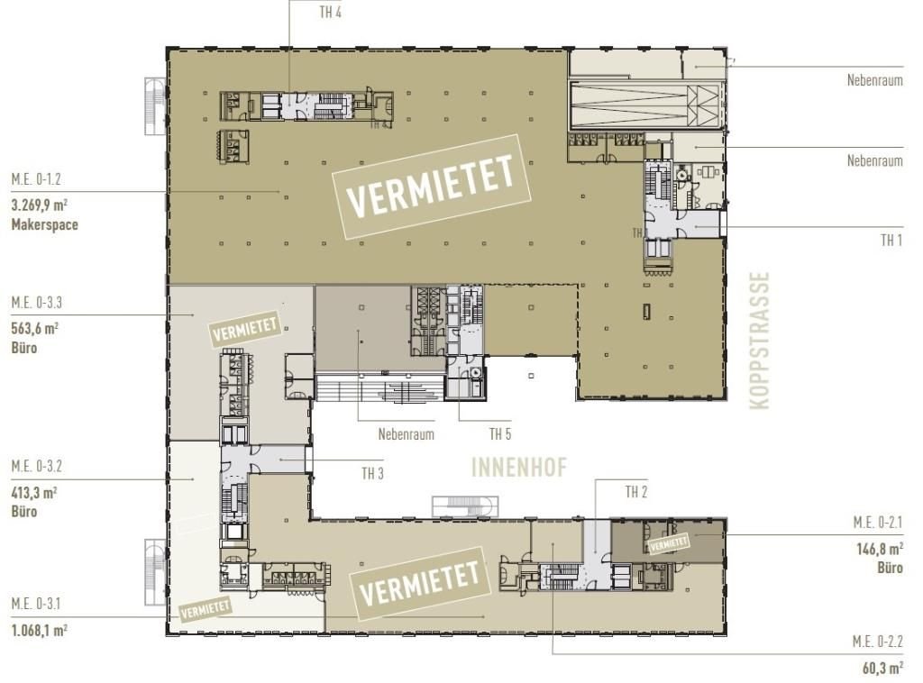 Bürofläche zur Miete 22 € 13.732,9 m²<br/>Bürofläche ab 208,8 m²<br/>Teilbarkeit Thalkirchen München 81379