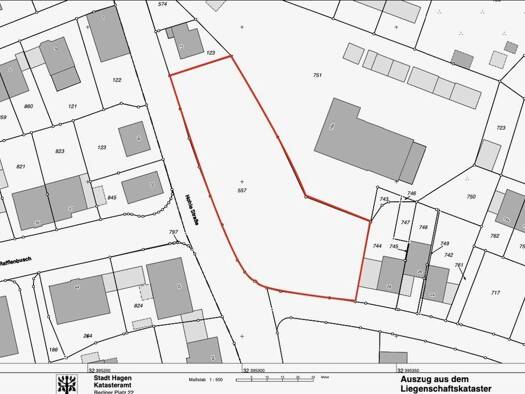 Grundstück zum Kauf provisionsfrei 649.000 € 2.443 m² Grundstück Hohle Str. 19a Eilpe Hagen 58091