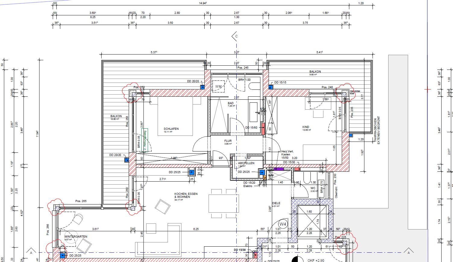 Wohnung zum Kauf 610.080 € 3 Zimmer 98,4 m²<br/>Wohnfläche Im Heidegraben 2 Kernstadt Oberursel 61440