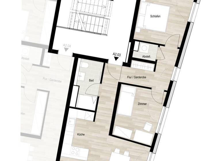 Wohnung zur Miete 1.235 € 3 Zimmer 73,8 m²<br/>Wohnfläche 2.<br/>Geschoss 01.07.2025<br/>Verfügbarkeit Happelstraße 39 Heilbronn Heilbronn 74074