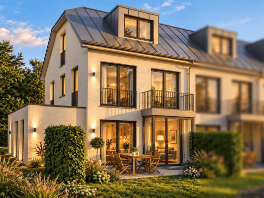 Reihenendhaus zum Kauf - Erstbezug 949.000 € 5 Zimmer 120 m² 212 m² Grundstück Fürstenfeldbruck Fürstenfeldbruck 82256