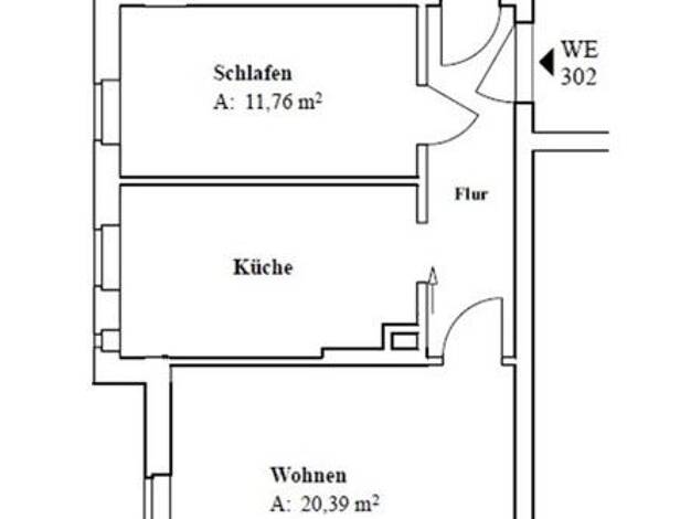 Wohnung zur Miete 549 € 2 Zimmer 61,7 m² 2. Geschoss frei ab 23.08.2026 Max-Liebermann-Str. 18 Möckern Leipzig 04159