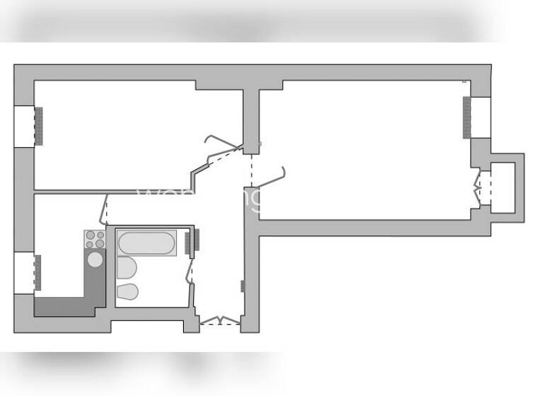 Wohnung zur Miete Tauschwohnung 440 € 2 Zimmer 60 m² 2. Geschoss Friedrichshain Berlin 10249