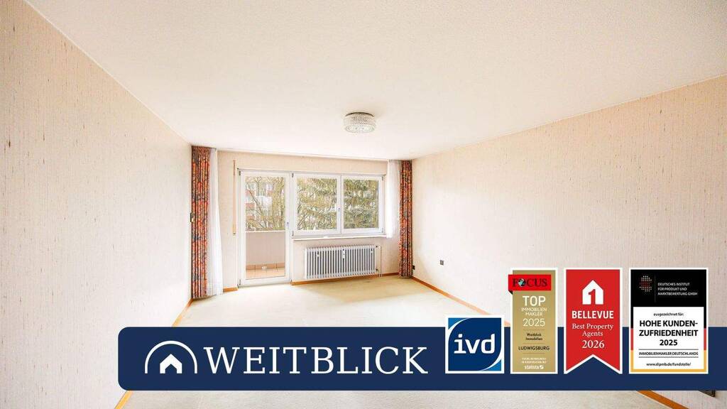 Wohnung zum Kauf 245.000 € 3,5 Zimmer 86 m² 3. Geschoss Ost Ludwigsburg 71640