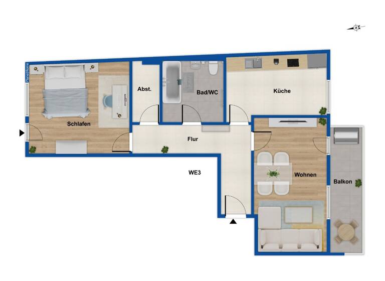 Wohnung zum Kauf 400.000 € 5 Zimmer 182,2 m²<br/>Wohnfläche Zentrum-Süd Leipzig 04107