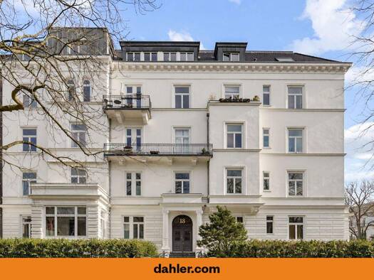 Wohnung zum Kauf 1.250.000 € 2 Zimmer 89 m² 1. Geschoss Harvestehude Hamburg 20144