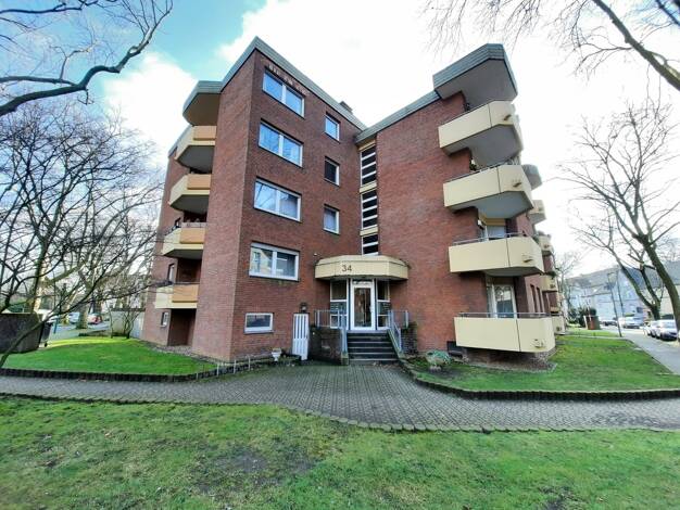 Wohnung zur Miete 413 € 2 Zimmer 41,9 m² 3. Geschoss Im Birkenkamp 34 Alt-Hamborn Duisburg 47166