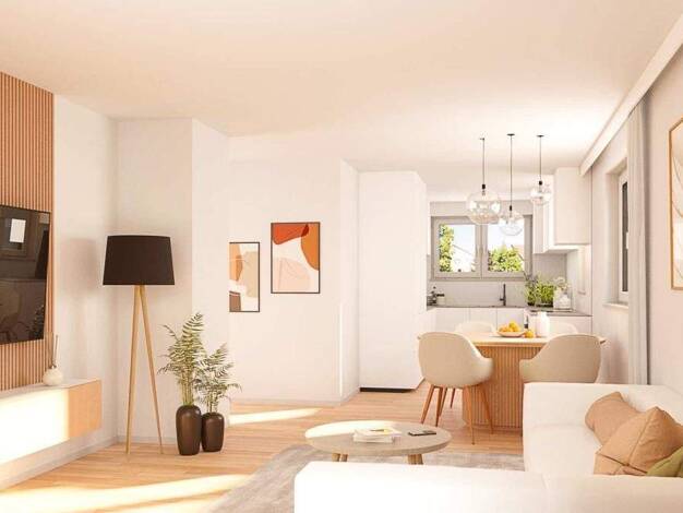 Terrassenwohnung zum Kauf - Neubau provisionsfrei 580.000 € 3 Zimmer 80,4 m² EG Uhlandstraße 10 Gärtringen 71116