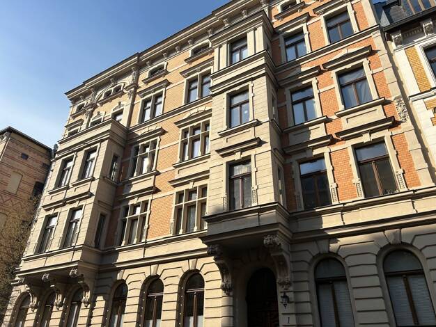 Wohnung zur Miete 340 € 1,5 Zimmer 34 m² 3. Geschoss Carl-von-Ossietzky-Straße 1 Paulusviertel Halle (Saale) 06114