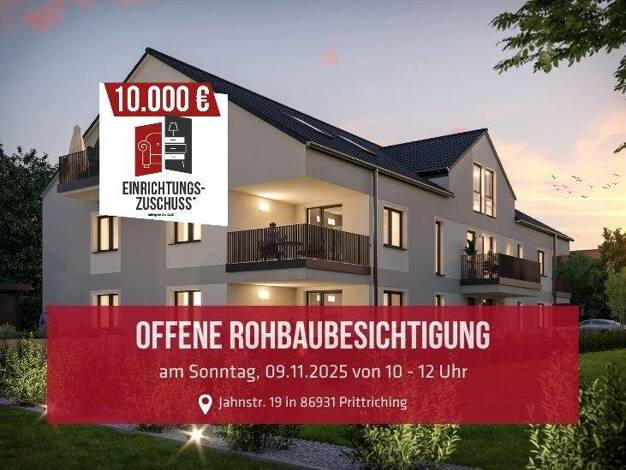Wohnung zum Kauf 469.112 € 3 Zimmer 78,3 m² EG Prittriching 86931