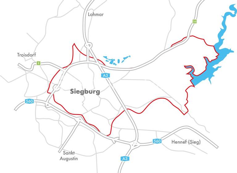 Wohnung zum Kauf 360.000 € 2 Zimmer 65 m²<br/>Wohnfläche 1.<br/>Geschoss Wahllokal 62 Siegburg 53721