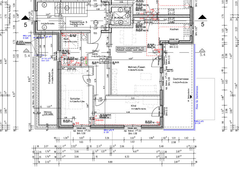 Penthouse zur Miete 1.367 € 3 Zimmer 104 m² 3. Geschoss Germersheim 76726