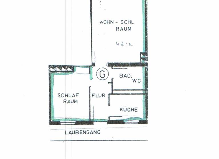 Wohnung zum Kauf als Kapitalanlage geeignet 149.000 € 2 Zimmer 43 m² Nopitschstr Schweinau Nürnberg 90441