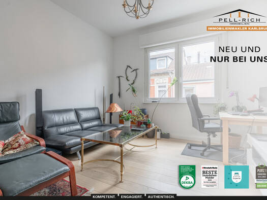 Wohnung zum Kauf 245.000 € 3 Zimmer 70 m² 3. Geschoss Südstadt Karlsruhe 76137