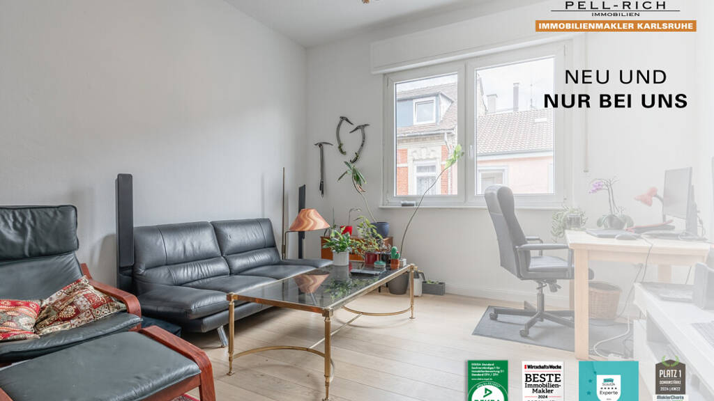 Wohnung zum Kauf 245.000 € 3 Zimmer 70 m² 3. Geschoss Südstadt Karlsruhe 76137