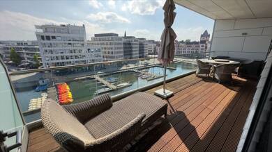Penthouse zur Miete 2.800 € 2 Zimmer 145 m² 4. Geschoss frei ab 01.07.2025 Hörder Hafenstraße 11 Hörde Dortmund 44263