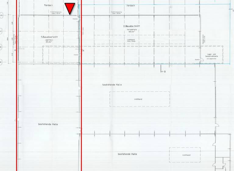 Lagerhalle zur Miete 6,50 € 1.100 m² Lagerfläche Nunbichl Trostberg 83308